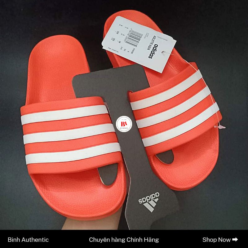Chính Hãng Dép đúc quai ngang Adidas Aqua