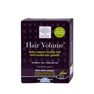 Viên uống dưỡng tóc chắc khỏe hair volume 30v - thụy điển