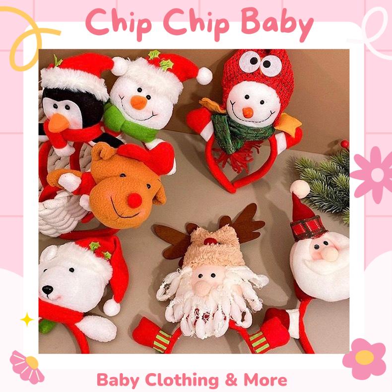 Bờm Tóc Noel, Bờm Tóc Giáng Sinh Gấu Bông Cho Bé Trai và Bé Gái Nhiều Mẫu