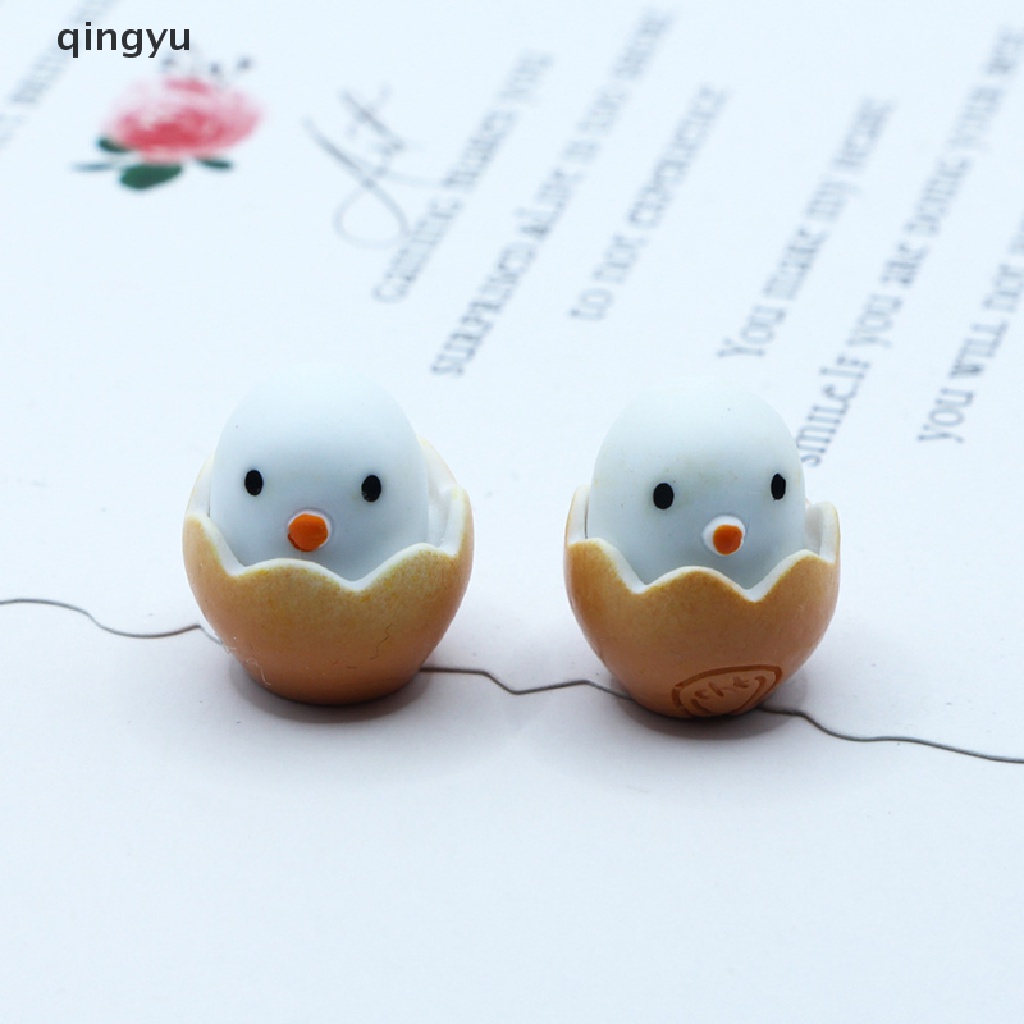 Bộ 2 Đồ Chơi Trang Trí Hình Gà Con Phát Sáng Trong Bóng Tối DIY