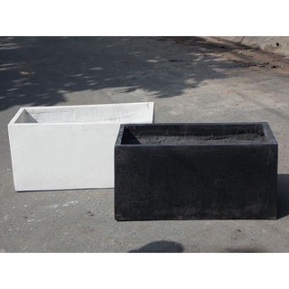 CHẬU CÂY XI MĂNG ĐÁ MÀI CHỮ NHẬT 60X20X30 CM ( DxRxC)