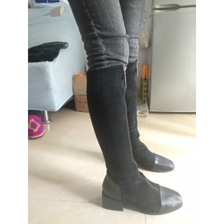ORDER - Giày Boot cổ cao có dây kéo sang chảnh ( Có ảnh thật )