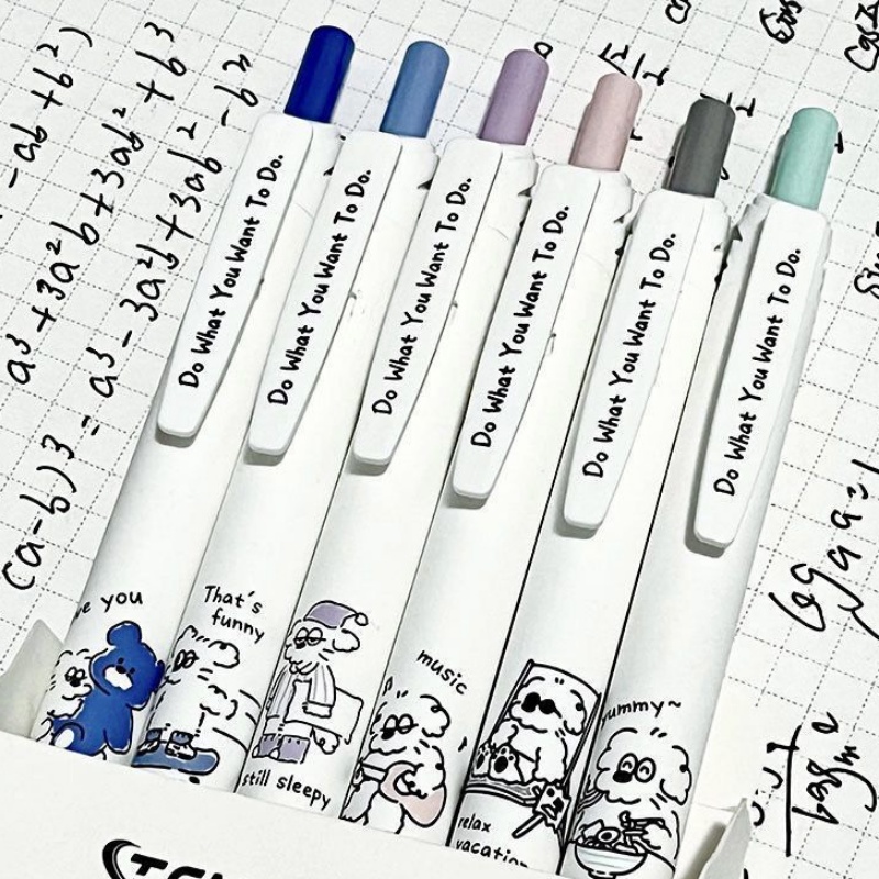 Bút Mực Nước Ngòi 0.5mm Hình Chú Chó Dễ Thương