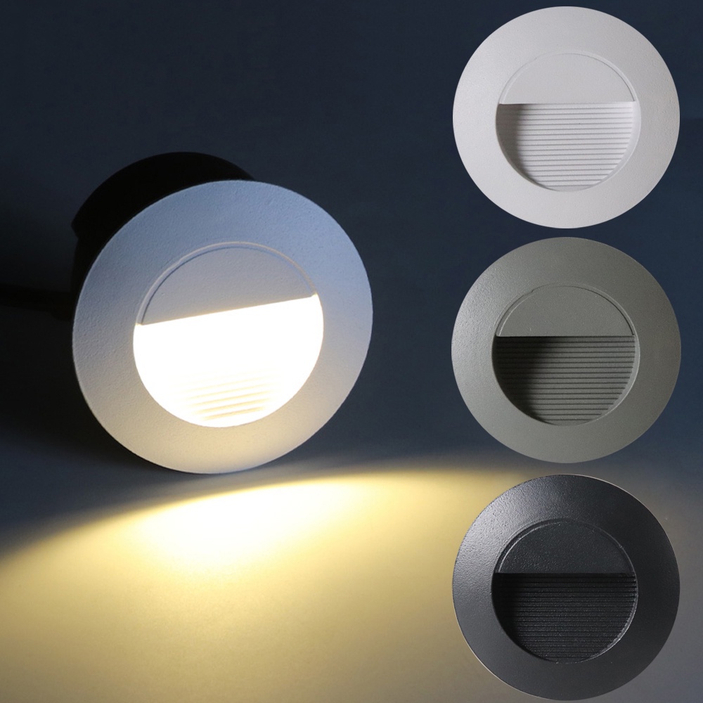 Đèn led Tròn Gắn Cầu Thang Ngoài Trời 5w ip65 Chống Nước
