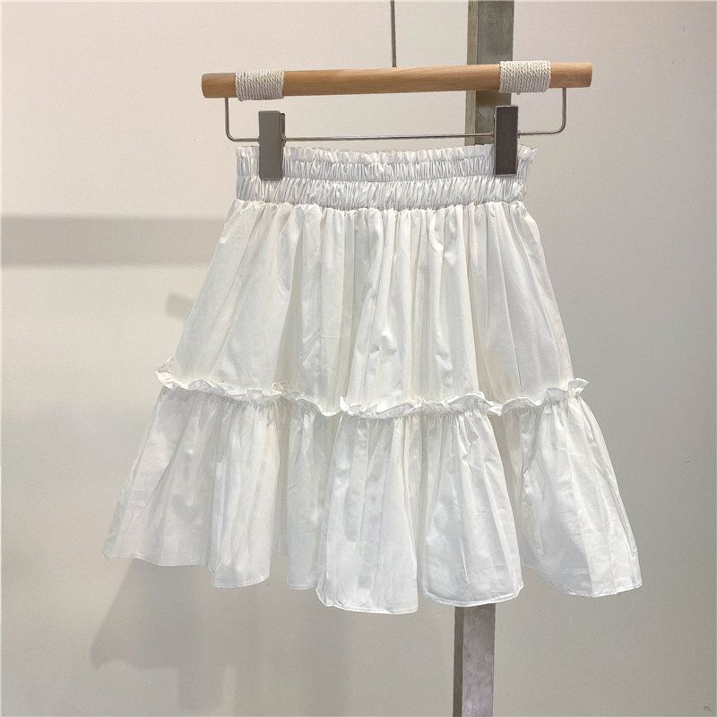 Chân Váy Chữ A Xếp Ly Lưng Cao Co Giãn Mẫu Mới 2023 Thời Trang Mùa Hè Cho Bé Gái