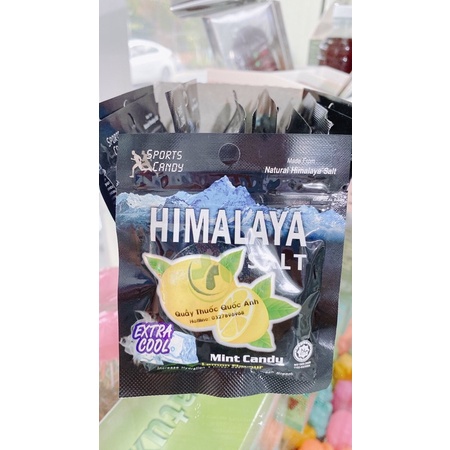 Kẹo muối HIMALY BẠC HÀ VỊ CHANH Hộp 12 gói