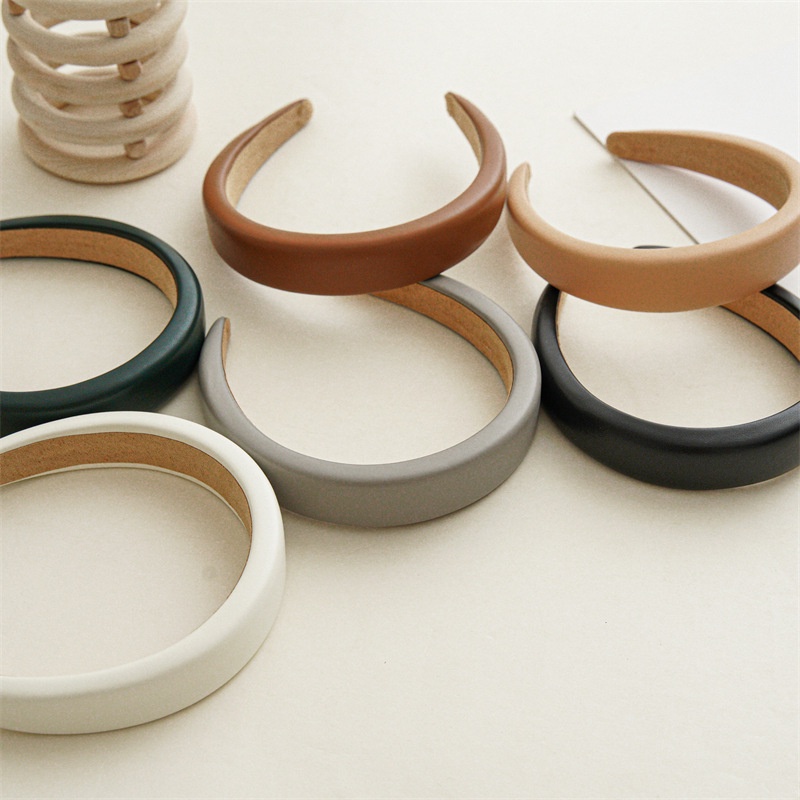 Băng Đô Da Cổ Cao Thời Trang Thu Đông 2022 Dành Cho Nữ