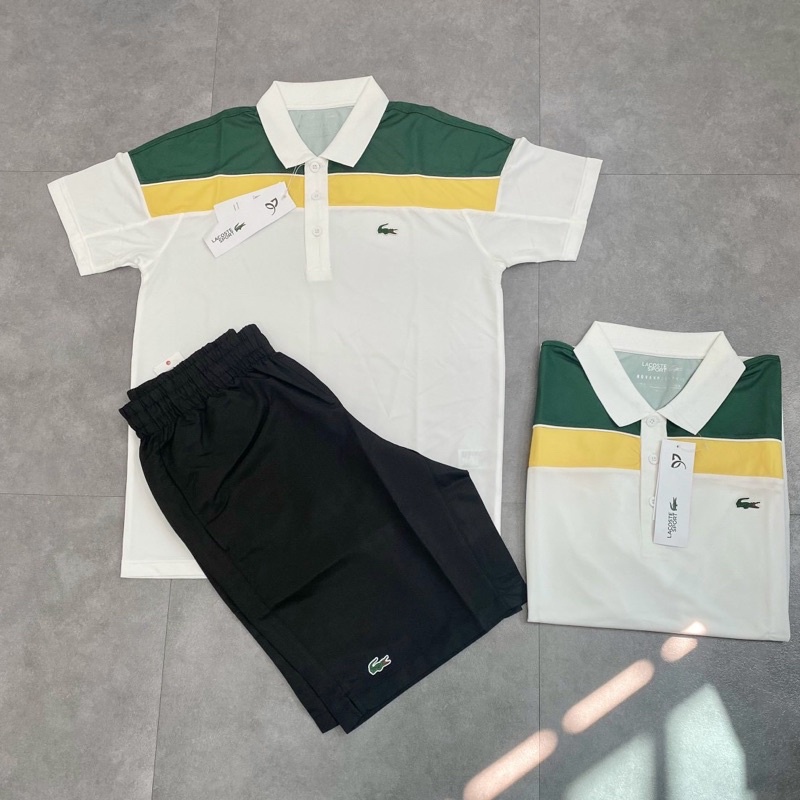 Bộ Quần Áo Nam Tennis Lacoste SPORT Regular Fit Color-block