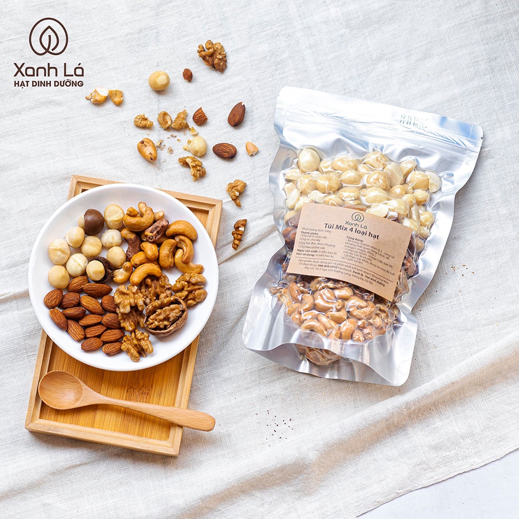 Hạt dinh dưỡng mix 4 loại  cho mẹ bầu không chất bảo quản La'zen 240g