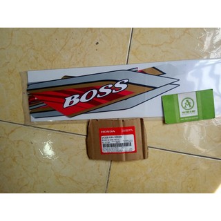 Tem Xe Boss Sanda dream màu đỏ ( hình chụp trực tiếp ) [ Freeship Xtra - Nhiều ưu đãi ]