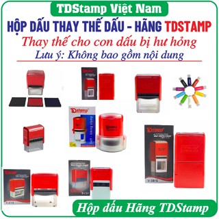 Vỏ hộp dấu thay thế - Hãng TDSTAMP  đủ loại  - không bao gồm nội dung 