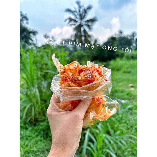 Bánh Tráng Trắng Vò Ớt Rim Mật Ong Siêu Cay Củ chi