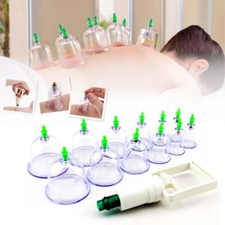 Bộ giác hơi 12 món không dùng lửa, bộ hút mụn viêm spa dưỡng sinh