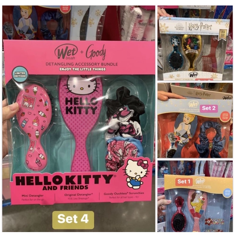 Set lược Wet gỡ rối cho bé