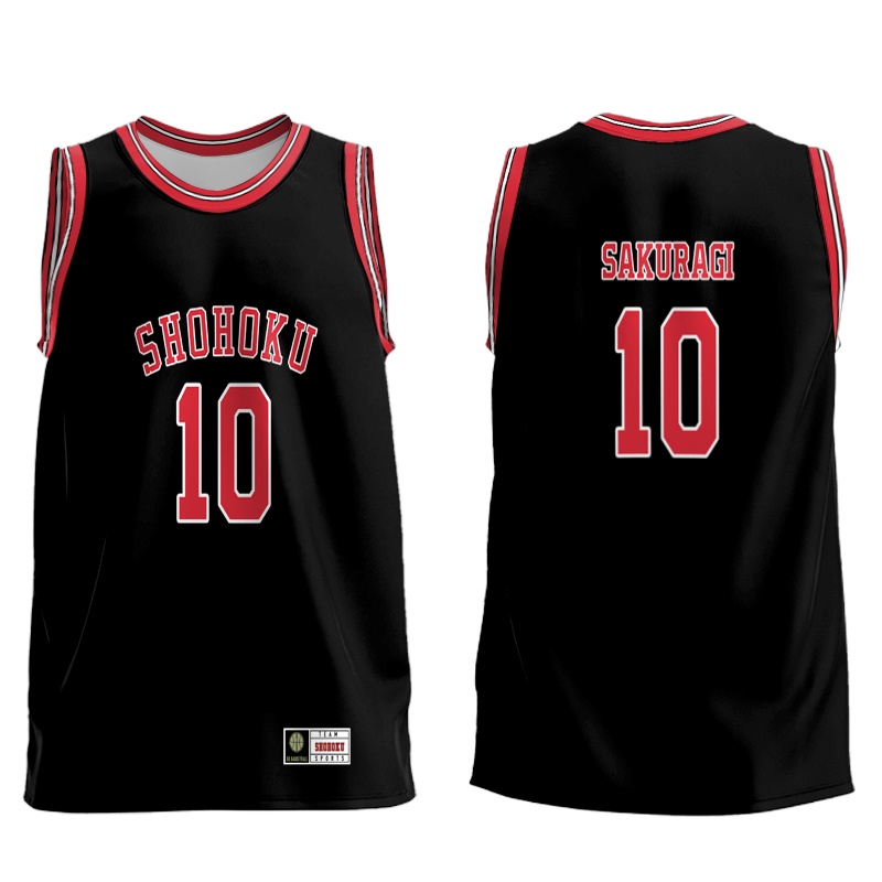 Áo Bóng Rổ SHOHOKU SLAM DUNK Series Số 10 KIYOTA Số 10