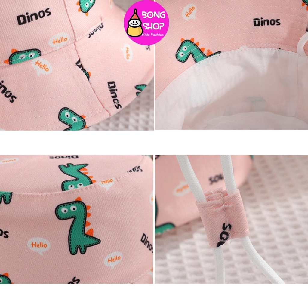 Mũ tai bèo in hoạ tiết hoạt hình phong cách Hàn Quốc thời trang dễ thương cho bé