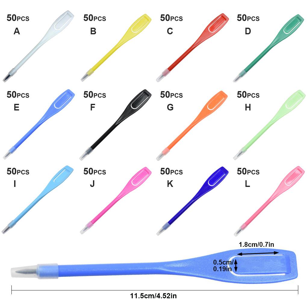 Set 1 / 2 / 3 Gói 50 Bút Đánh Dấu Ghi Âm Chơi Golf Bằng Nhựa