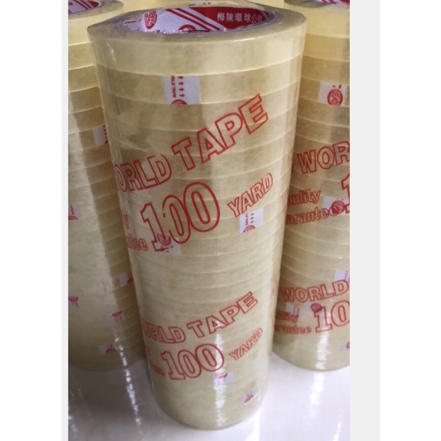 Băng keo 1,2F (1.2cm) trong vòng lớn 100yds ( cây 24 cuộn)