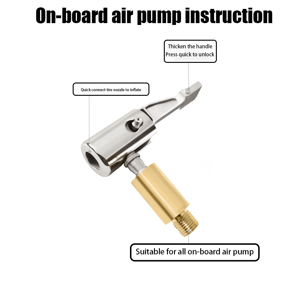 Van Bơm Hơi Lốp Xe Hơi / Xe Máy Thiết Kế Nhỏ Gọn Tiện Dụng