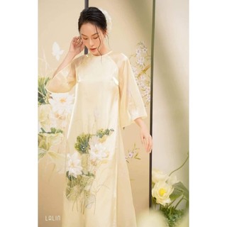😍 Áo dài cách tân  cao cấp đính kết nổi đẹp mềm mại xuông vải  cách điệu hàng thiết kế.