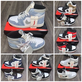 Giày thể thao cao cổ đen trắng, air Jodan 1 high panda cao cổ nam nữ dễ phối ⚡️MÀU CHẤT⚡️Giày thể thao các màu