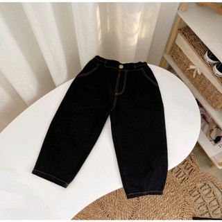 Quần kaki lưng thun có nút cho bé