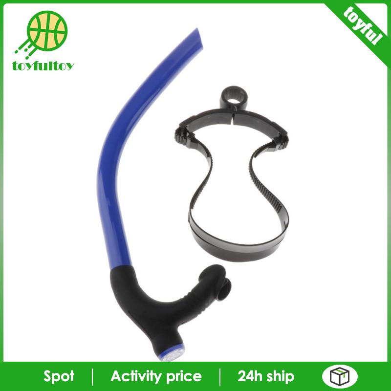 Ống Thở Silicone Kèm Dây Đeo Đầu Chuyên Dụng Cho Bơi Lặn