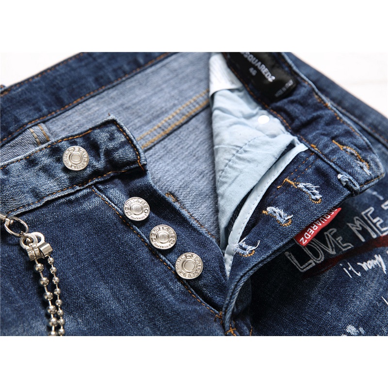 Quần Jean DSQ 22 Lá Phong Ba Chiều Co Giãn Mới D2