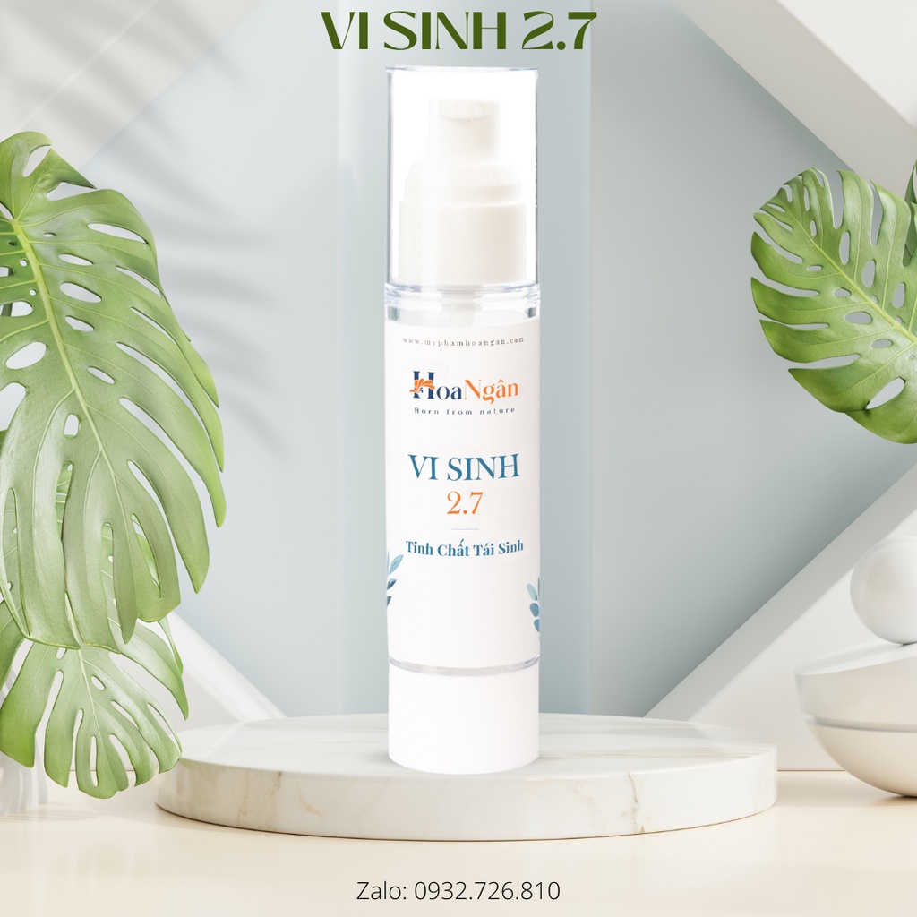 Mỹ phẩm Hoa Ngân_Vi sinh 2.7_da thường, da khỏe