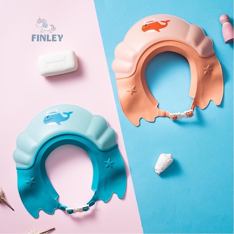 Mũ gội đầu mũ tắm cho bé hình cá voi siêu đáng yêu