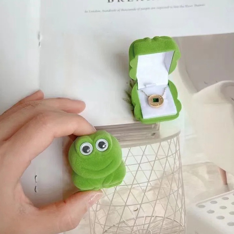 Hộp Đựng Nhẫn Hình Chú Ếch Dễ Thương