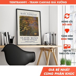 Tranh treo tường | Claude Monet - Áp phích quảng cáo triển lãm nghệ thuật 35 Oeuvres Nouvelles, 1975