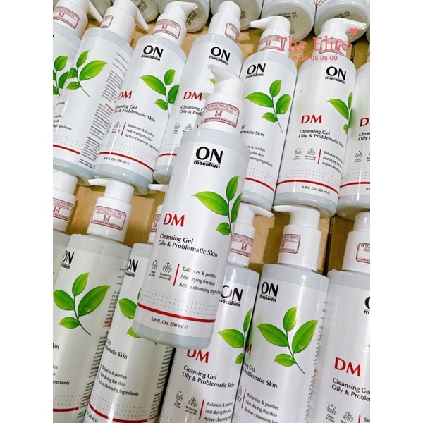 Sữa rửa mặt OnMacabim DM Cleansing Gel cho da nhạy cảm Oily and Problematic Skin 200 ml