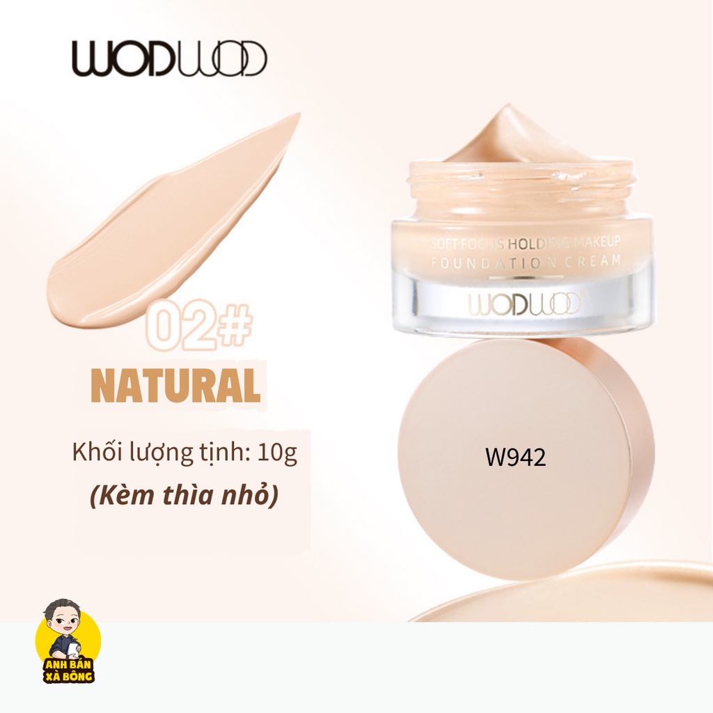 Kem Nền Dạng Lỏng WODWOD Soft Focus Holding Makeup Foundation Cream W942  W943