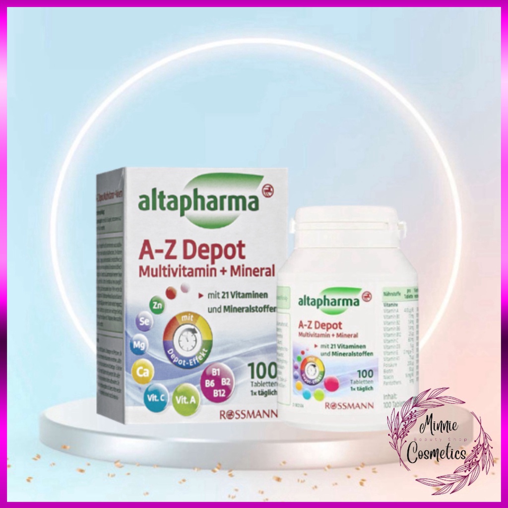 Viên Uống Vitamin Tổng Hợp Altapharma A-Z Depot Multivitamin + Mmineral - Đức