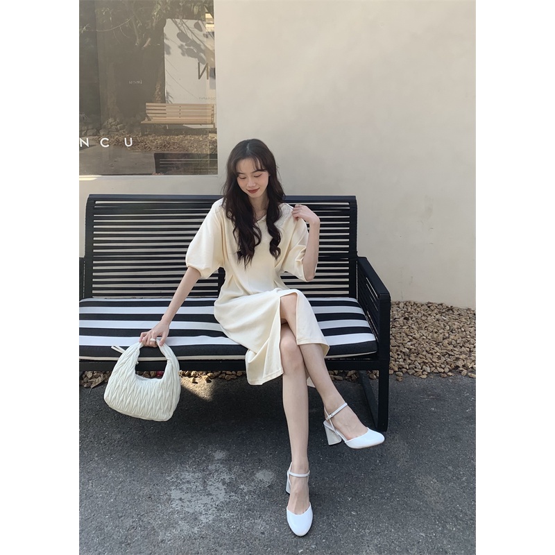 Giày búp bê lolita gót trụ vuông cao cho nữ đẹp hot trend mùa xuân 2023