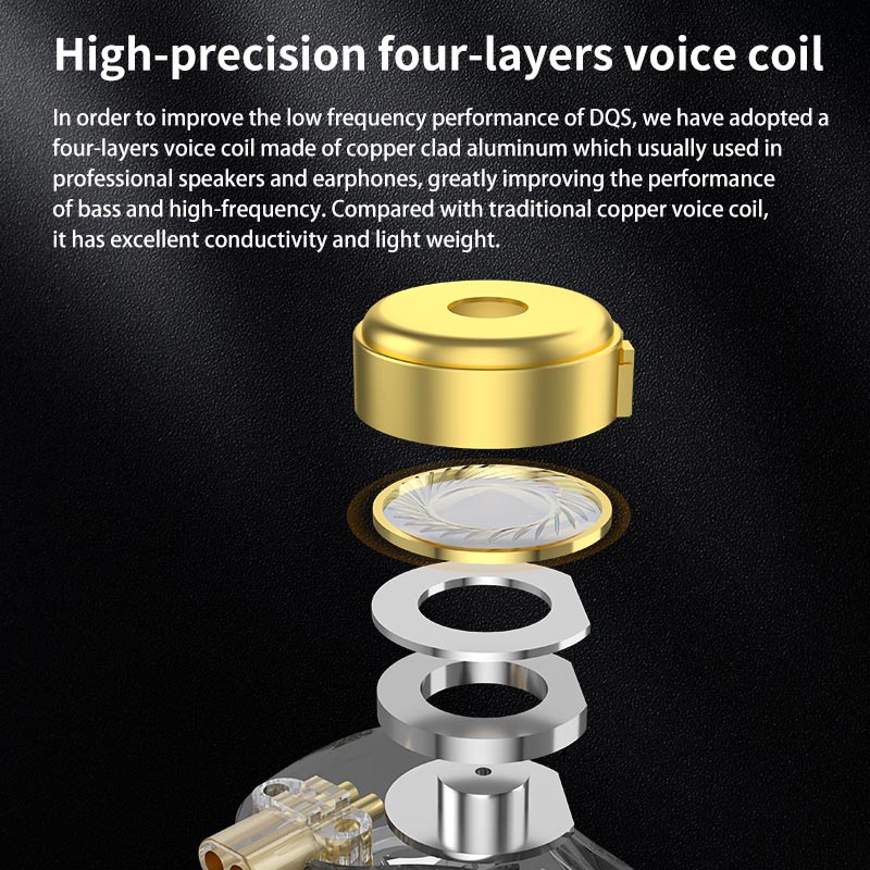 Tai Nghe Nhét Tai KZ DQS HIFI DQ6 DQ6S ZSN PRO EDC ZSTX EDX PRO Chống Ồn