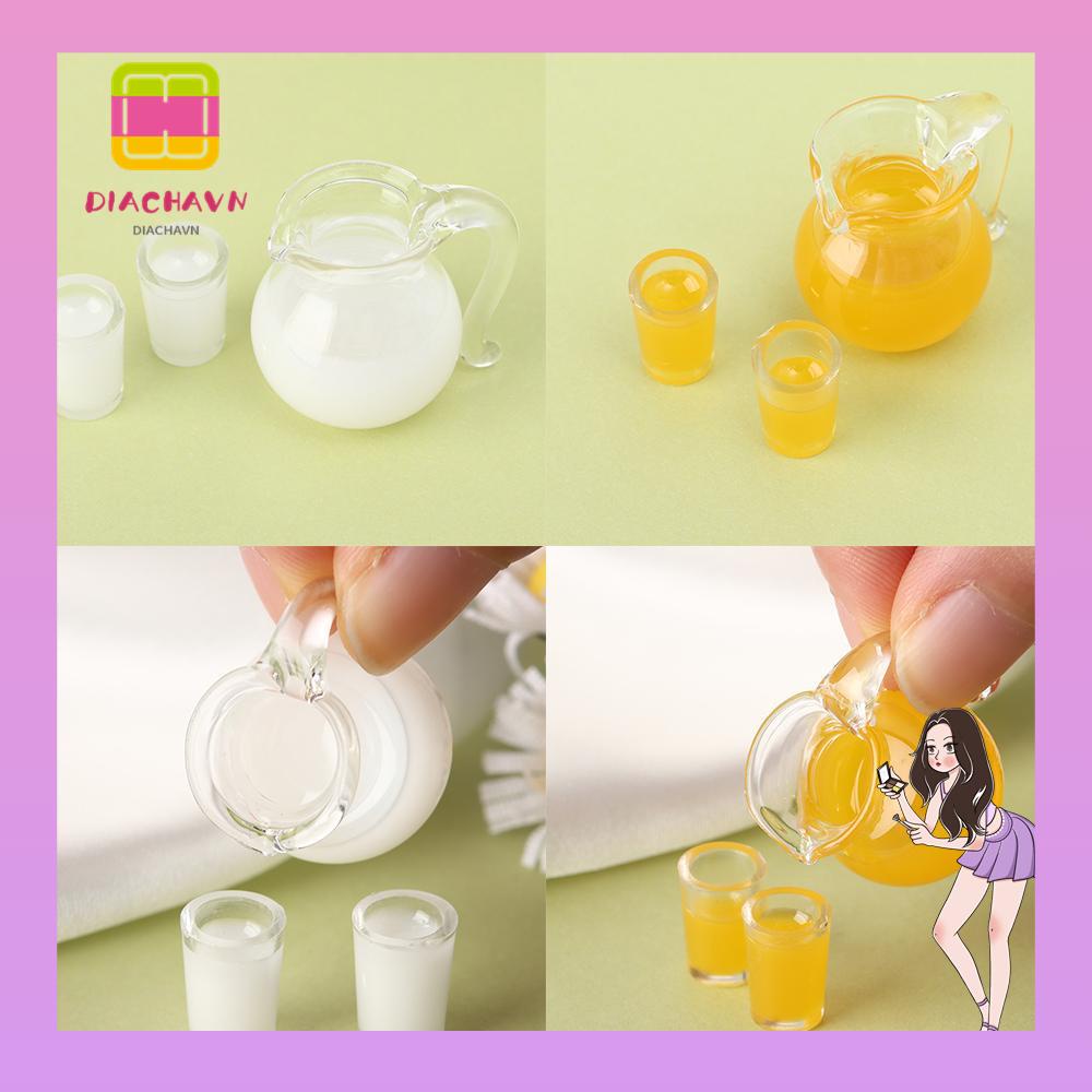 1 Bộ Đồ Chơi Uống Nước Chanh Trang Trí Nhà Búp Bê