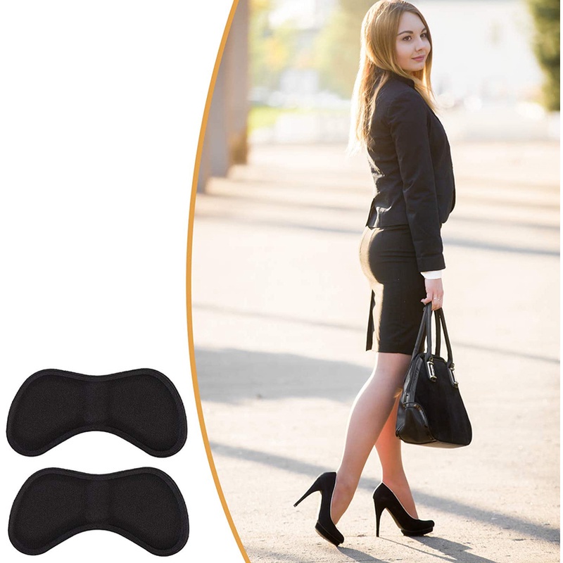 1 Cặp Đệm Lót Gót Giày Tự Dính Dày Dặn HB OUYOU