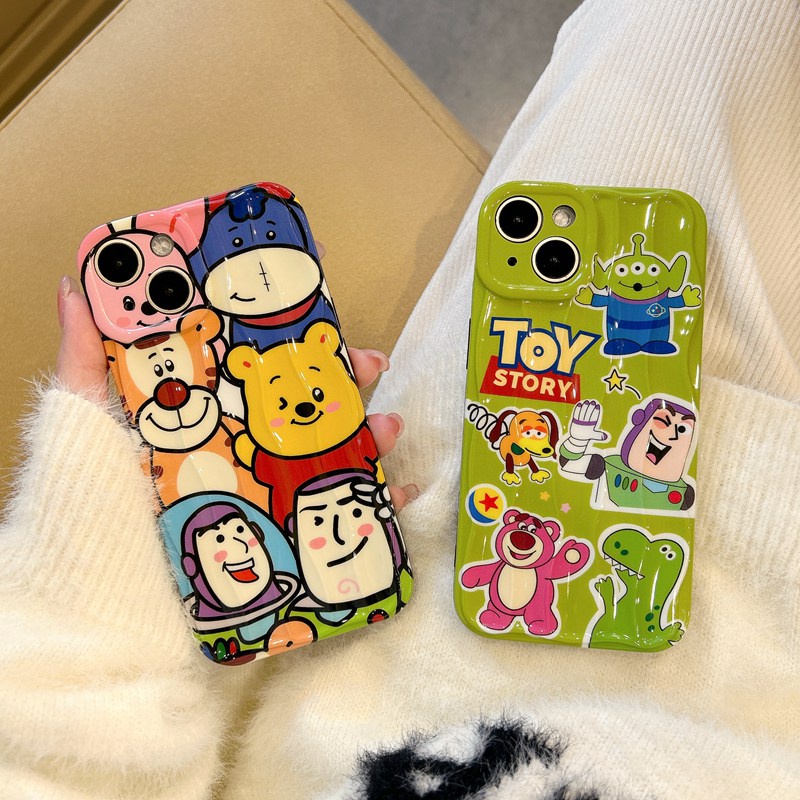 Ốp Điện Thoại Họa Tiết Hoạt Hình Winnie The Pooh Cho IPhone 11 12 13 14 Pro Max 14 Plus IPhone XR XS Max