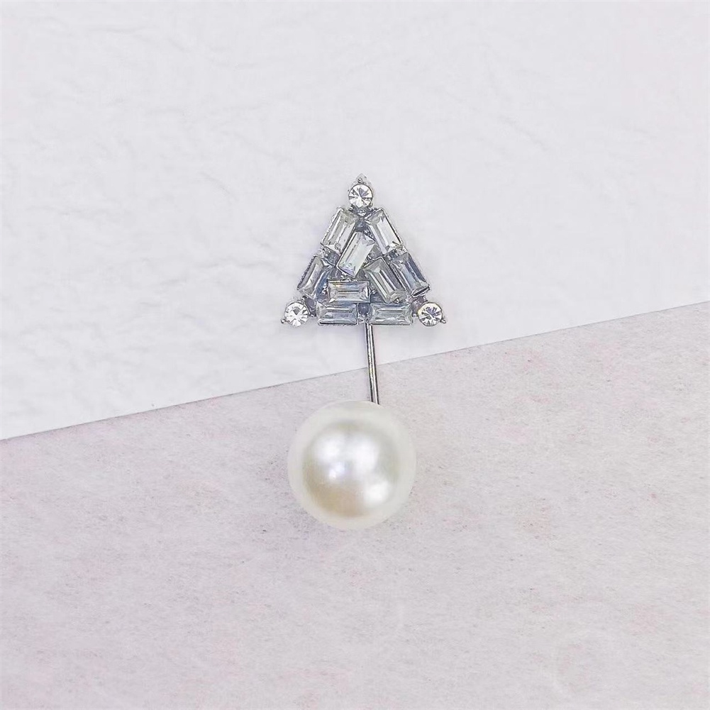 Ghim Cài Cổ Áo Đính Ngọc Trai Thiết Kế Độc Đáo Thời Trang Chống Trượt Cho Nữ