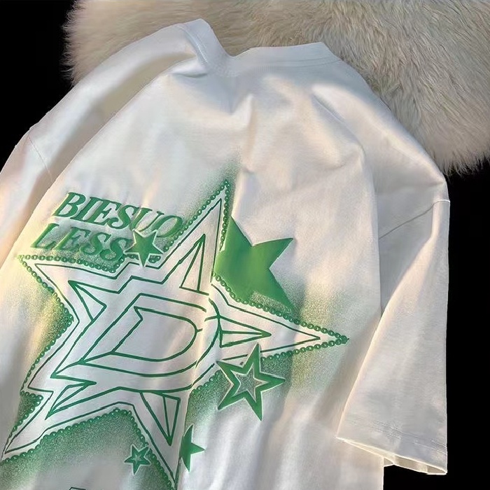 NRVP Áo Thun 100% Cotton Tay NgắN Plus Size 5XL