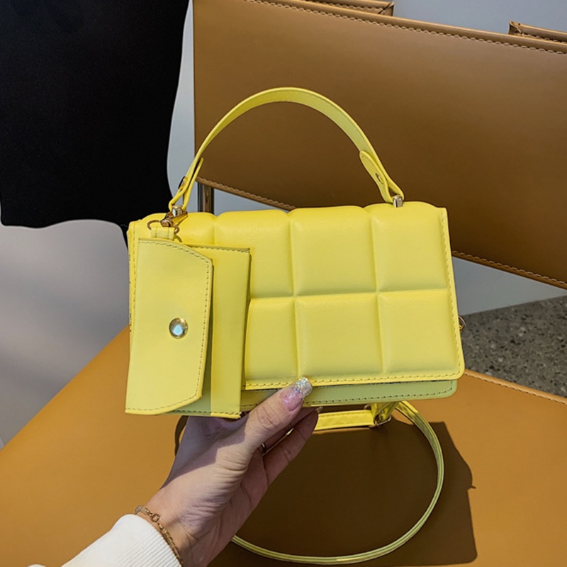 Ielgy niche Túi Đeo Chéo Dạng Nhấn Màu Xanh Lá Chất Lượng Cao Thiết Kế Ấn Tượng Cho Nữ