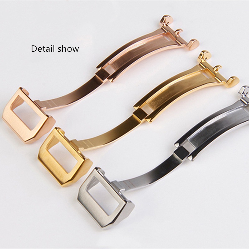 Dây Đeo Đồng Hồ Bằng Cao Su Silicon Chống Bụi 22mm Màu Xanh Dương Đen Thông Dụng