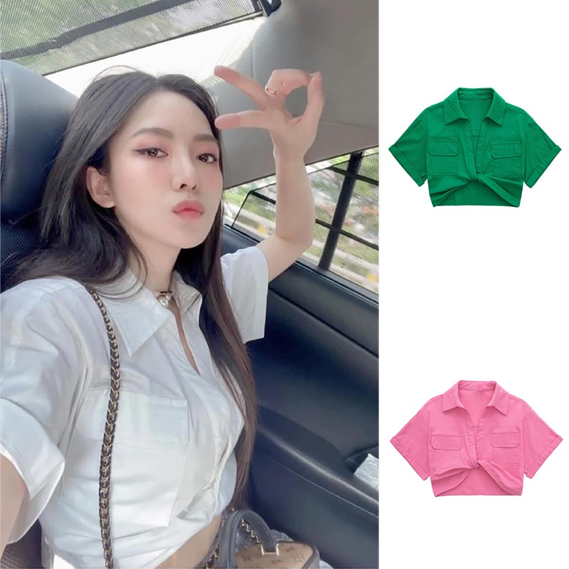 Áo Sơ Mi Zara Vải Lanh Co Giãn Thời Trang Mùa Hè 22 Kiểu7385036 4688005 7385101