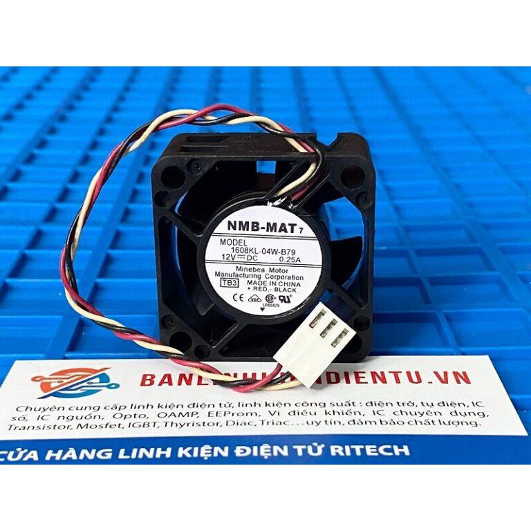 1608KL-04W-B79-TB3 Quạt NMB 12V 0.25A 40*40*20mm