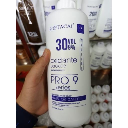 Oxy kem trợ nhuộm Tóc Magic art SoftAcai Pro giảm xót 1000ml
