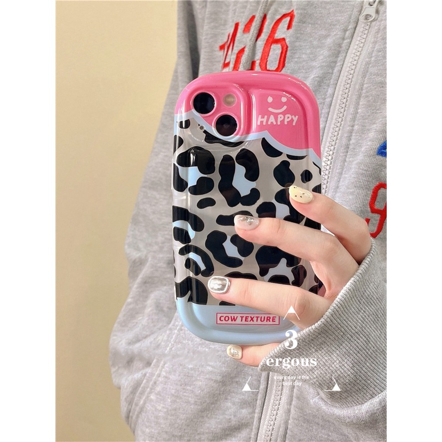 Ốp Điện Thoại TPU Mềm Đệm Khí In Hình Báo Hồng Cho IPhone 14 13 12 11 Pro Max SE2020 X XR Xs Max 7 8 Plus