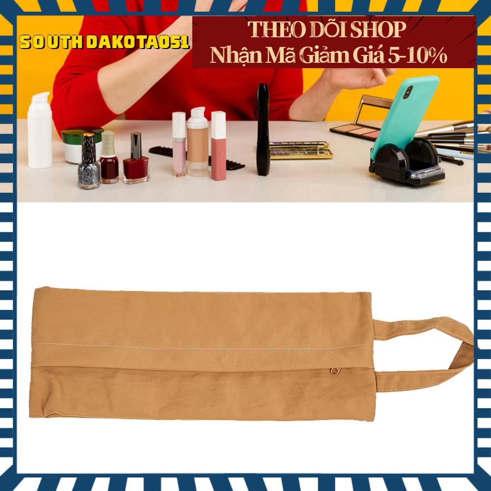 Southdakota051 Túi đựng đồ trang điểm cầm tay Công suất lớn Chống thấm nước Vải giặt sạch tổ chức mỹ phẩm cho du lịch