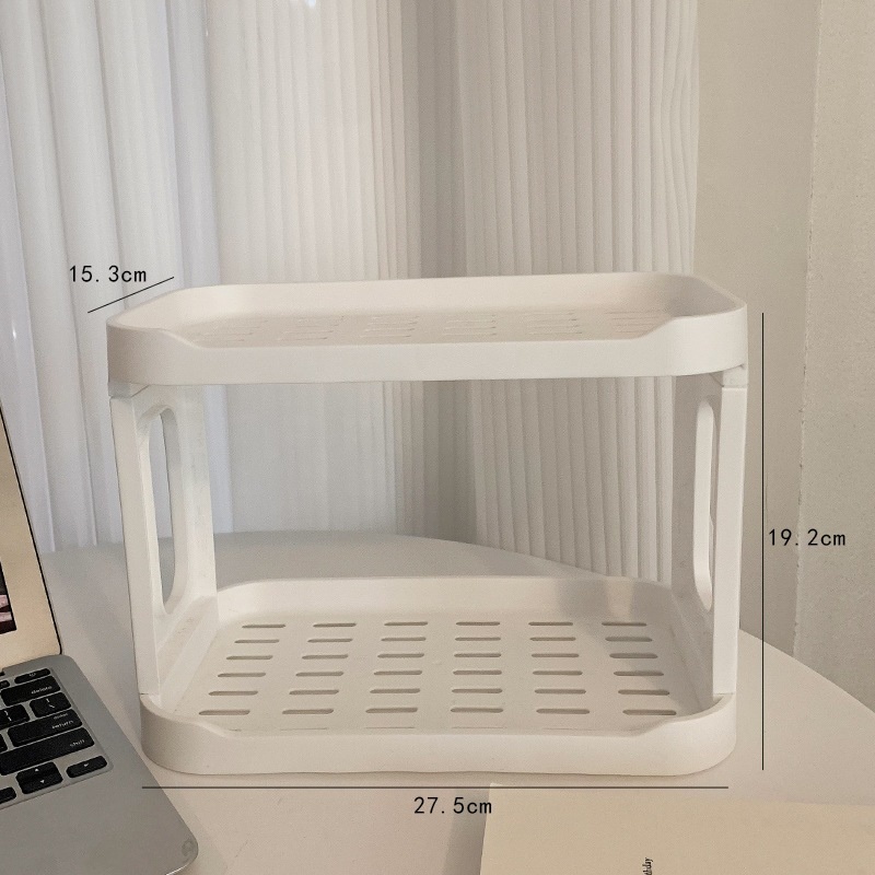 Kệ Hai Tầng Mini Đựng Mỹ Phẩm Để Bàn Phòng Ngủ